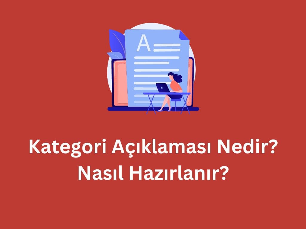 kategori açıklaması