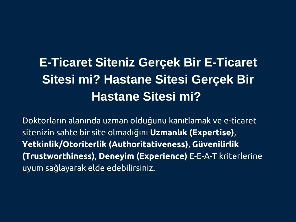 E-E-A-T Sinyallerini Güçlendirmek